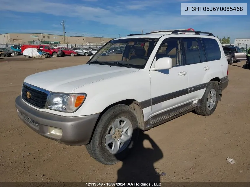 2000 Toyota Land Cruiser VIN: JT3HT05J6Y0085468 Lot: 12119349