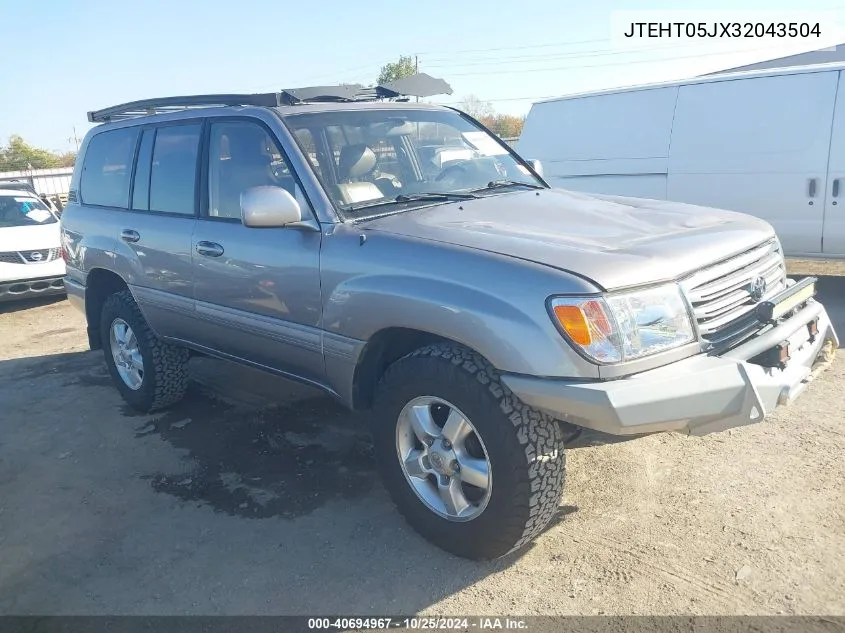 2003 Toyota Land Cruiser VIN: JTEHT05JX32043504 Lot: 40694967