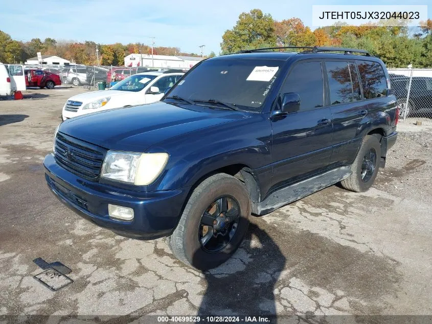 2003 Toyota Land Cruiser VIN: JTEHT05JX32044023 Lot: 40699529