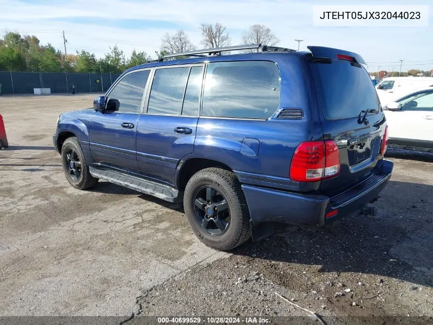 2003 Toyota Land Cruiser VIN: JTEHT05JX32044023 Lot: 40699529