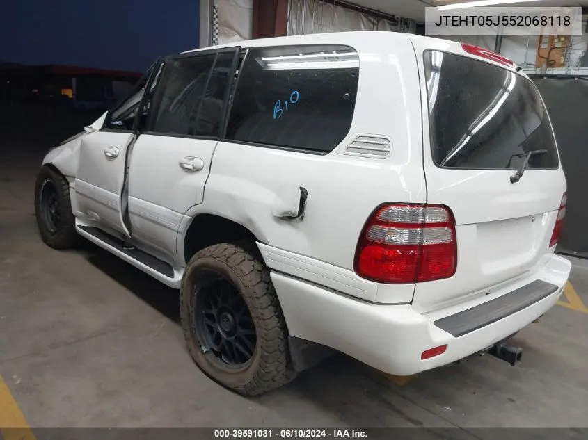 JTEHT05J552068118 2005 Toyota Land Cruiser V8