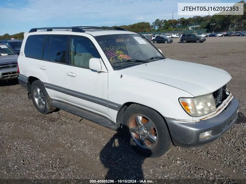 2006 Toyota Land Cruiser VIN: JTEHT05J162092353 Lot: 40585296