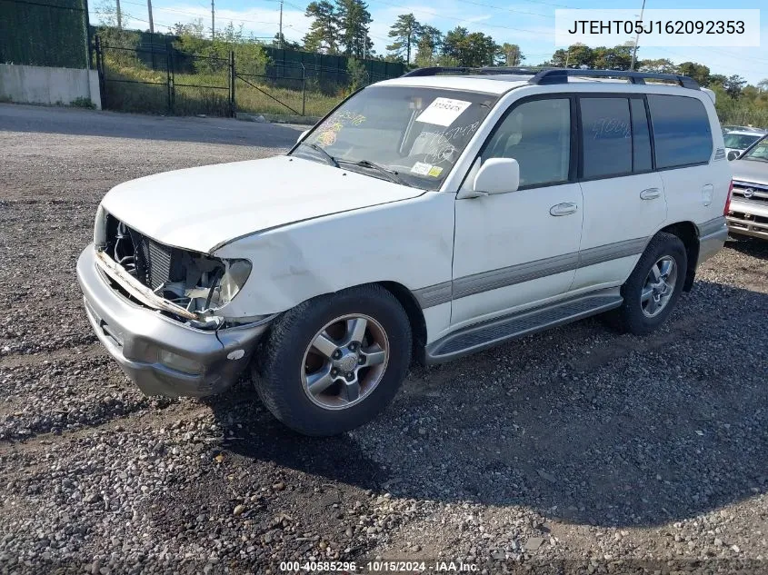 2006 Toyota Land Cruiser VIN: JTEHT05J162092353 Lot: 40585296