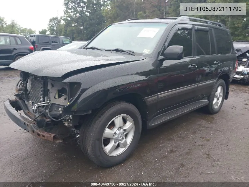 JTEHT05J872111790 2007 Toyota Land Cruiser V8