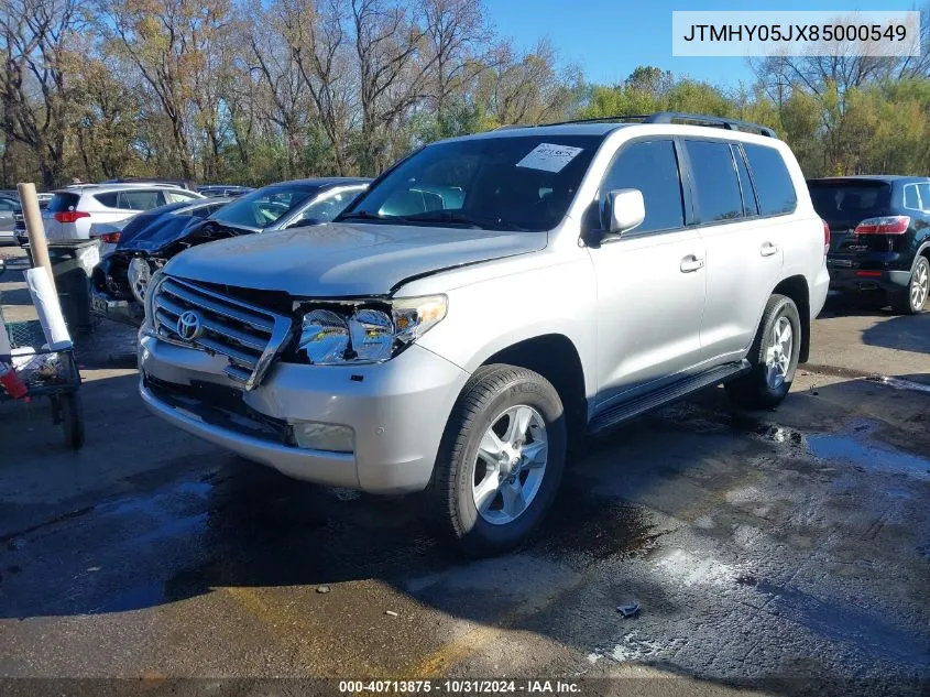 2008 Toyota Land Cruiser VIN: JTMHY05JX85000549 Lot: 40713875