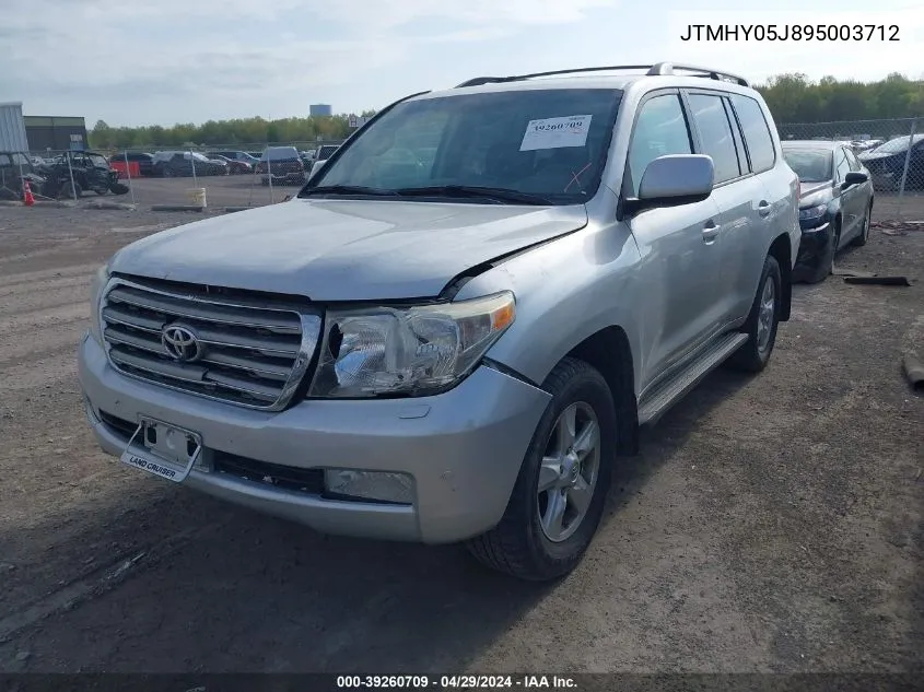 JTMHY05J895003712 2009 Toyota Land Cruiser V8