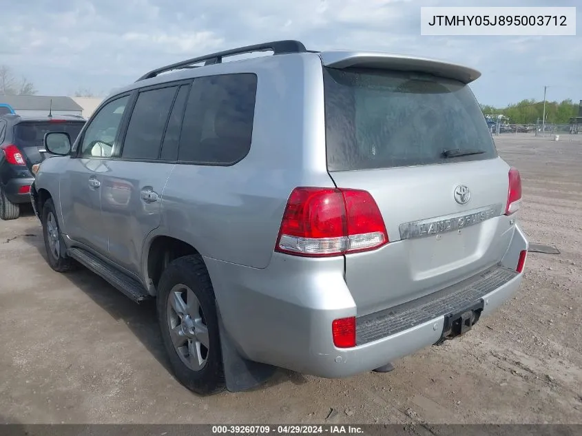 JTMHY05J895003712 2009 Toyota Land Cruiser V8