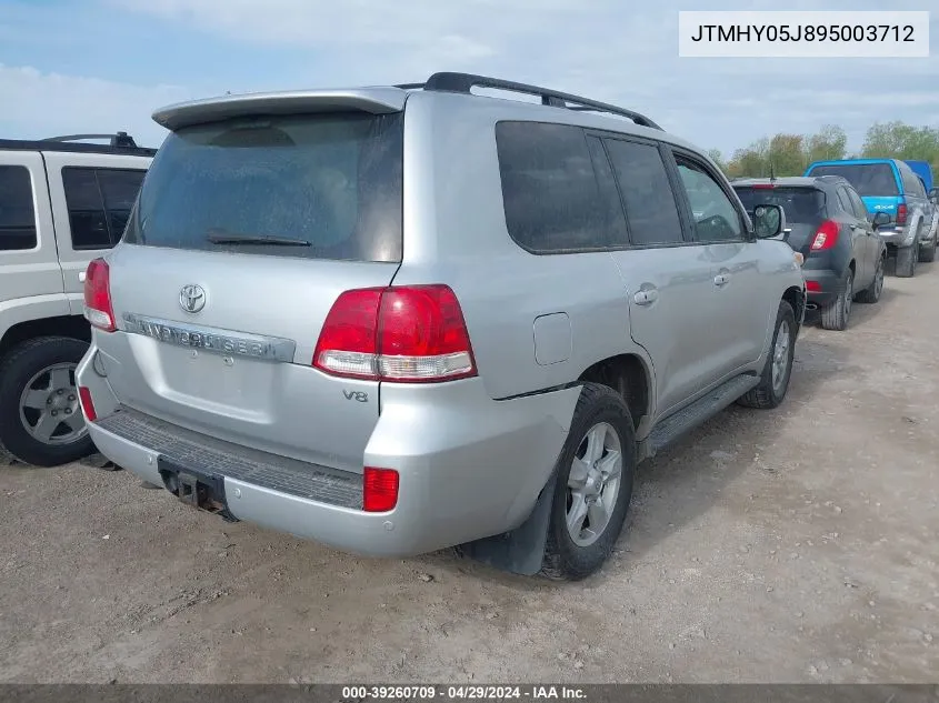 2009 Toyota Land Cruiser V8 VIN: JTMHY05J895003712 Lot: 39260709