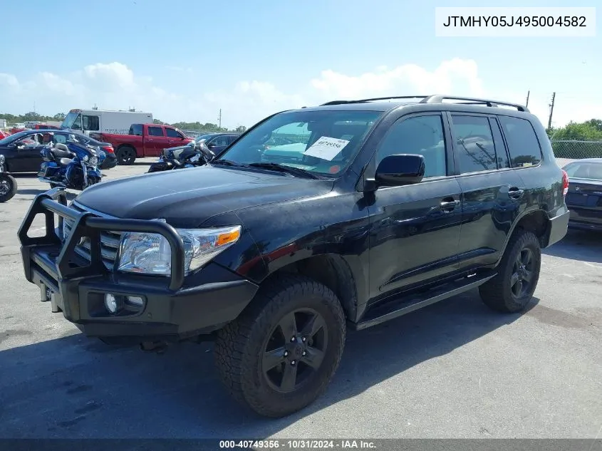 2009 Toyota Land Cruiser VIN: JTMHY05J495004582 Lot: 40749356