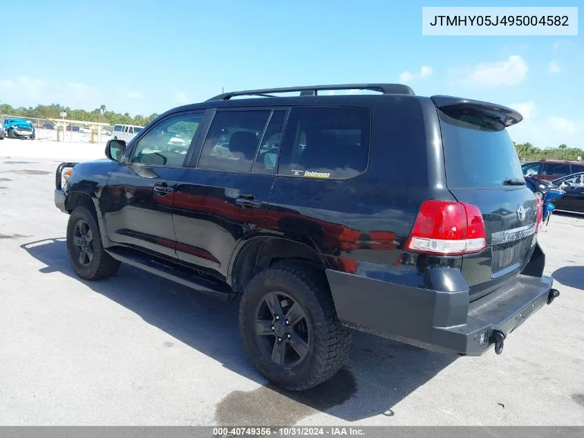 2009 Toyota Land Cruiser VIN: JTMHY05J495004582 Lot: 40749356