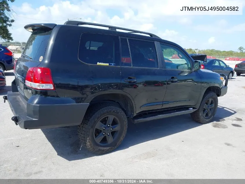 JTMHY05J495004582 2009 Toyota Land Cruiser