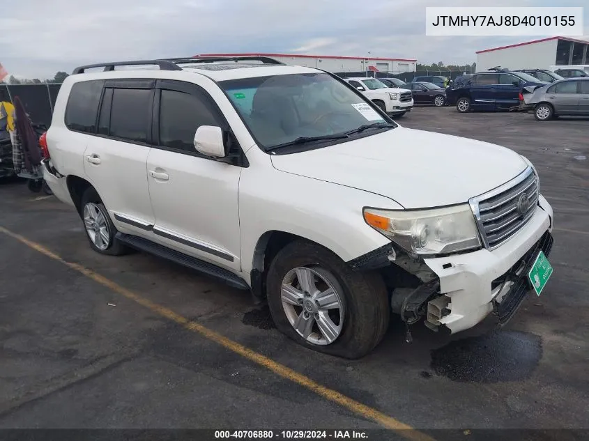 2013 Toyota Land Cruiser V8 VIN: JTMHY7AJ8D4010155 Lot: 40706880