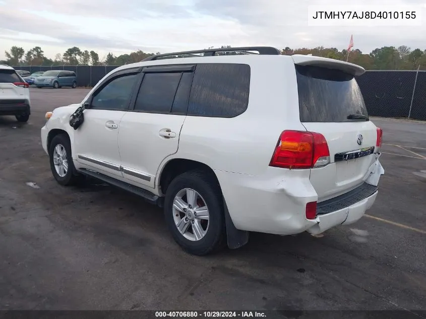 2013 Toyota Land Cruiser V8 VIN: JTMHY7AJ8D4010155 Lot: 40706880