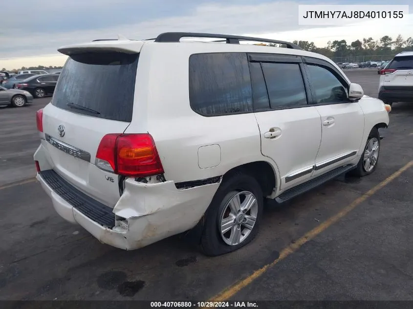 2013 Toyota Land Cruiser V8 VIN: JTMHY7AJ8D4010155 Lot: 40706880