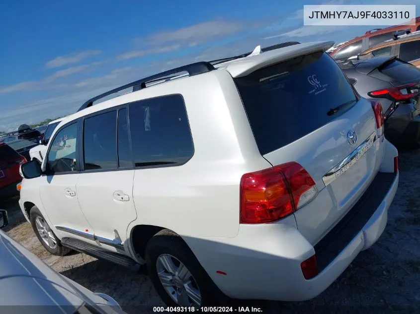 JTMHY7AJ9F4033110 2015 Toyota Land Cruiser