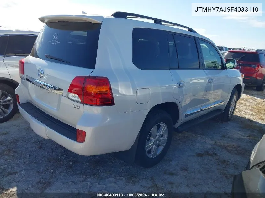 JTMHY7AJ9F4033110 2015 Toyota Land Cruiser