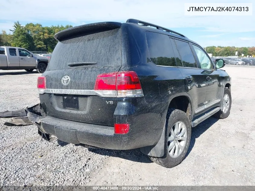 2019 Toyota Land Cruiser V8 VIN: JTMCY7AJ2K4074313 Lot: 40473480