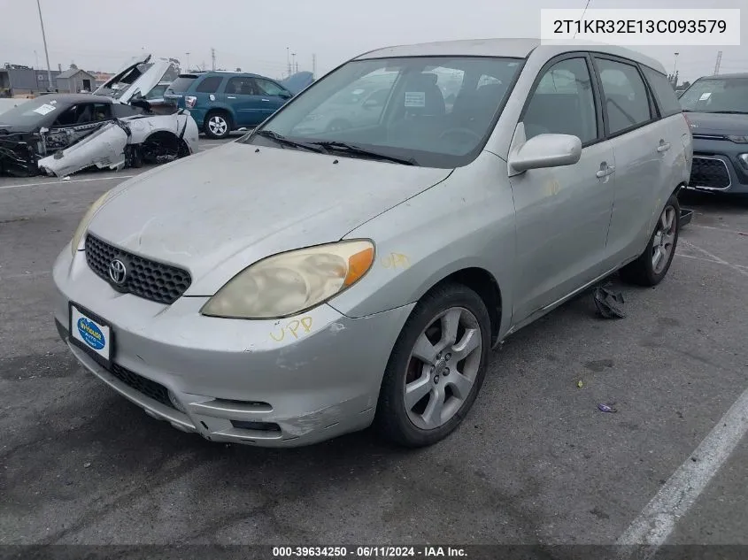 2T1KR32E13C093579 2003 Toyota Matrix Xr