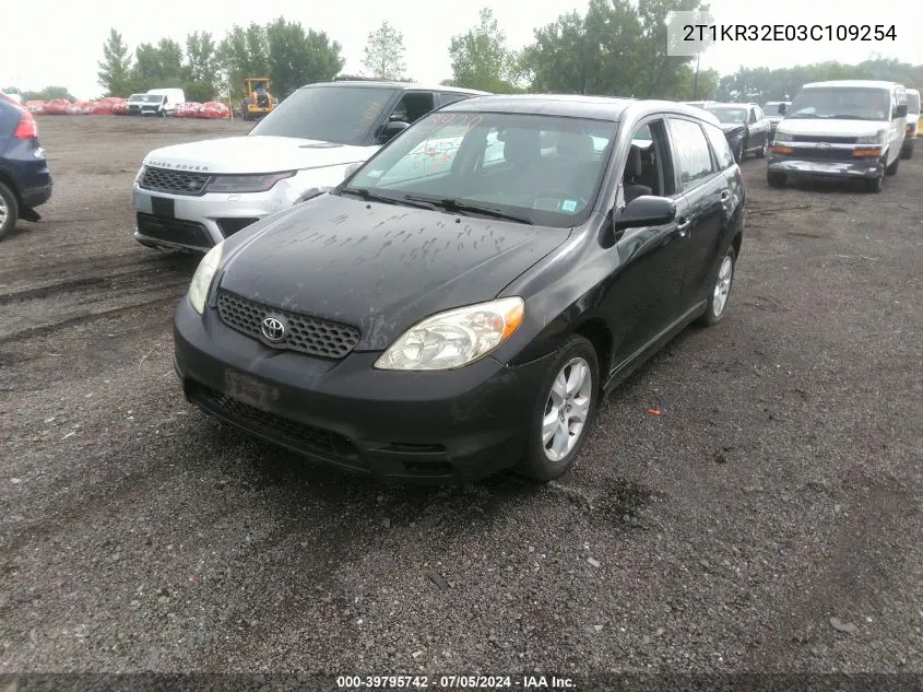 2T1KR32E03C109254 2003 Toyota Matrix Xr