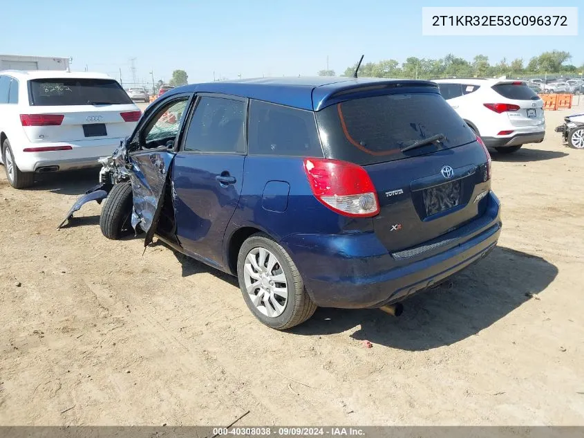 2T1KR32E53C096372 2003 Toyota Matrix Xr