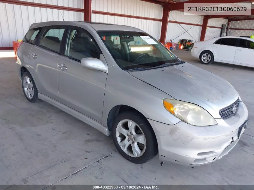 2003 Toyota Matrix Xr VIN: 2T1KR32E13C060629 Lot: 40322960