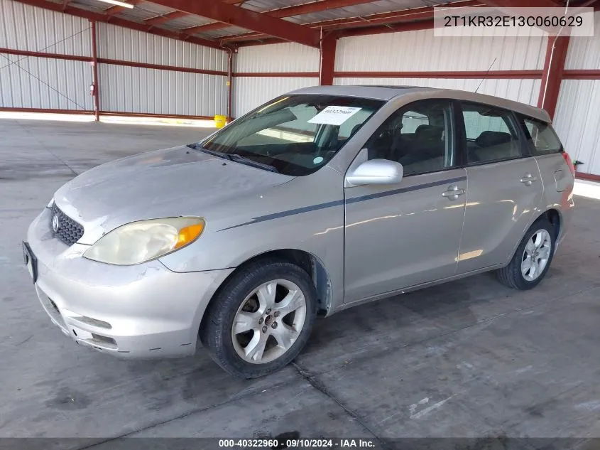 2003 Toyota Matrix Xr VIN: 2T1KR32E13C060629 Lot: 40322960