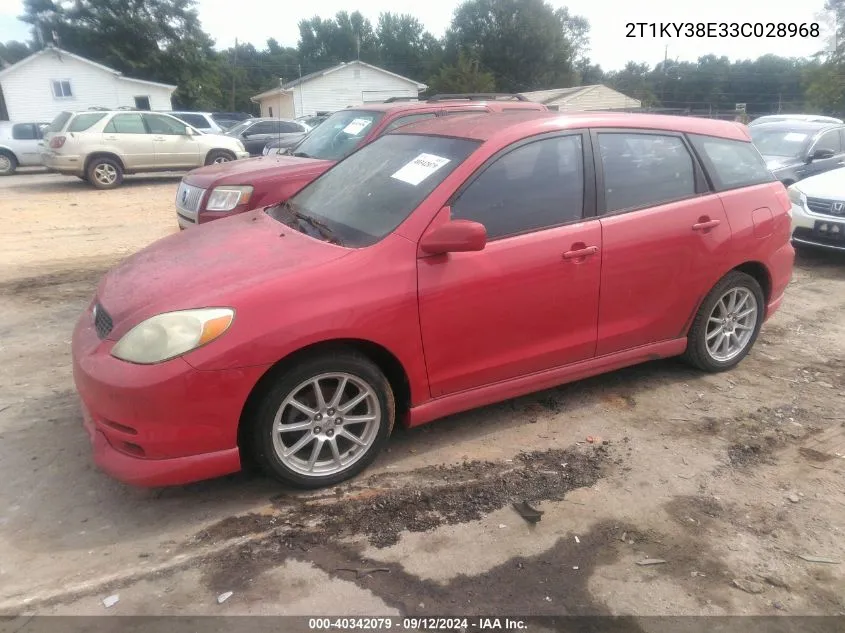 2T1KY38E33C028968 2003 Toyota Matrix Xrs