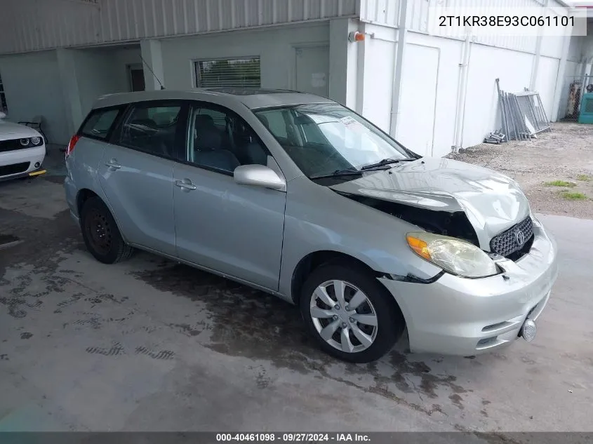 2T1KR38E93C061101 2003 Toyota Matrix Xr