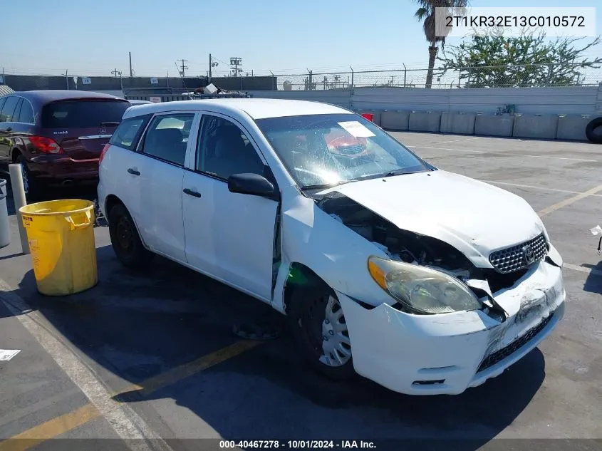 2T1KR32E13C010572 2003 Toyota Matrix Standard