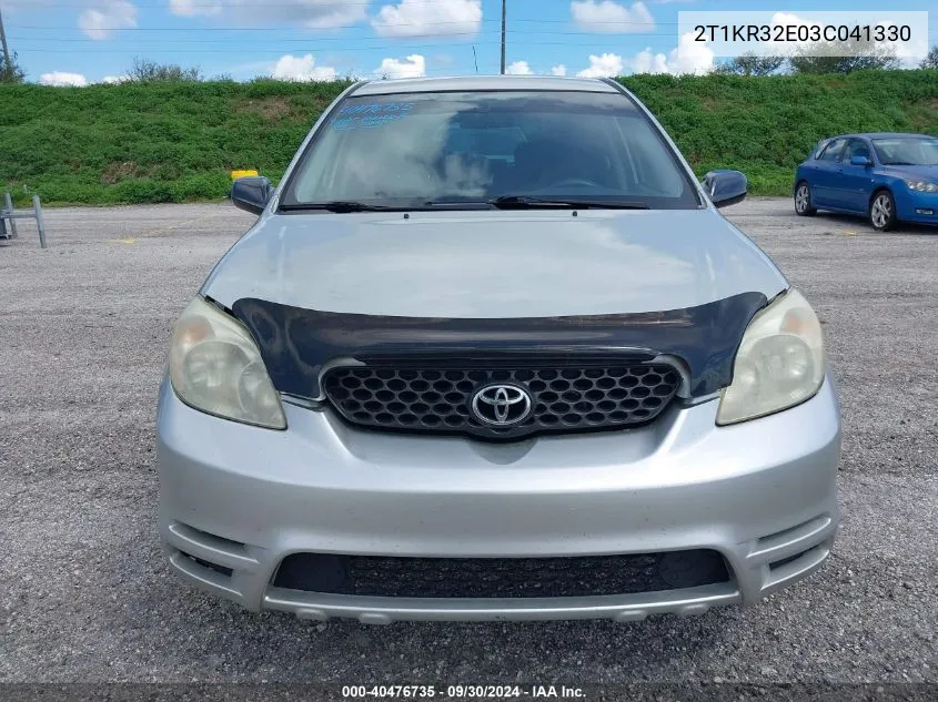 2T1KR32E03C041330 2003 Toyota Matrix Standard/Xr