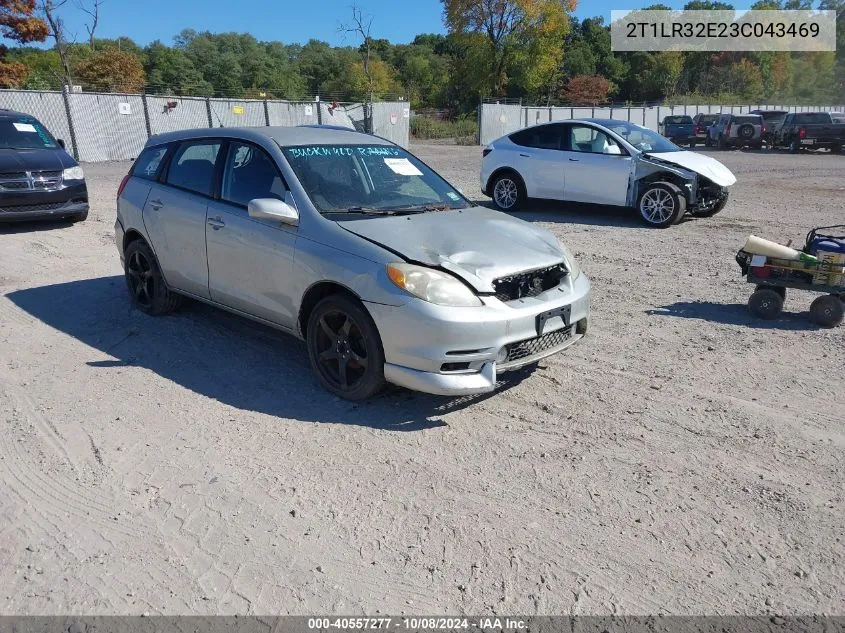 2003 Toyota Matrix Xr VIN: 2T1LR32E23C043469 Lot: 40557277