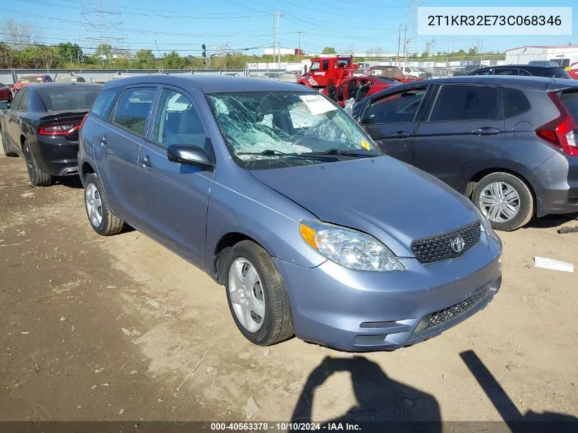 2003 Toyota Matrix Standard VIN: 2T1KR32E73C068346 Lot: 40563378