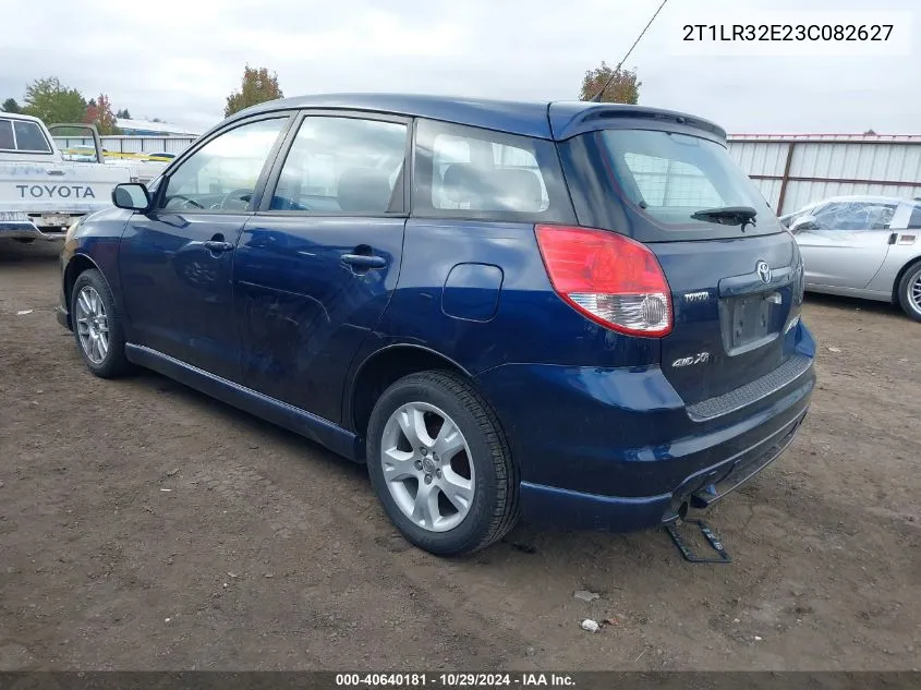 2003 Toyota Matrix Xr VIN: 2T1LR32E23C082627 Lot: 40640181