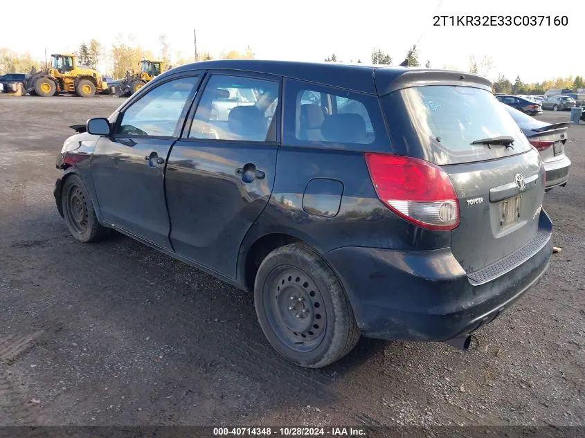 2T1KR32E33C037160 2003 Toyota Matrix Standard