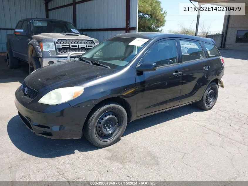 2004 Toyota Matrix Standard VIN: 2T1KR32E14C210479 Lot: 39867940