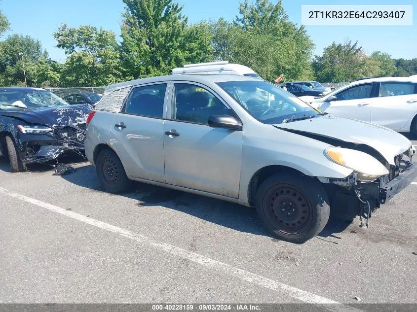 2T1KR32E64C293407 2004 Toyota Matrix Standard