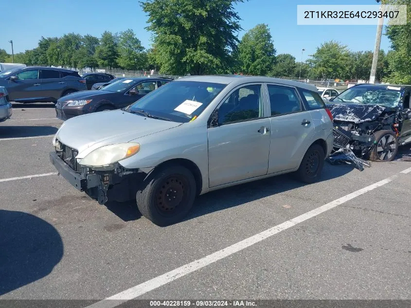 2T1KR32E64C293407 2004 Toyota Matrix Standard