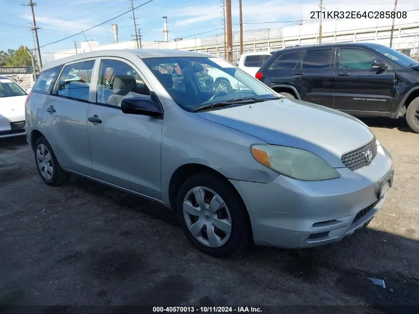 2004 Toyota Corolla Matrix Xr VIN: 2T1KR32E64C285808 Lot: 40570013