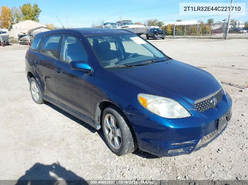 2004 Toyota Matrix Xr VIN: 2T1LR32E44C221710 Lot: 40603537