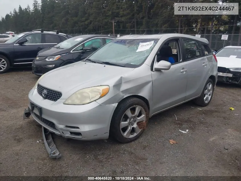 2T1KR32EX4C244467 2004 Toyota Matrix Xr