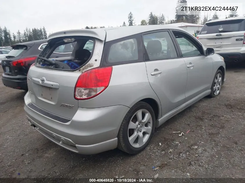 2T1KR32EX4C244467 2004 Toyota Matrix Xr