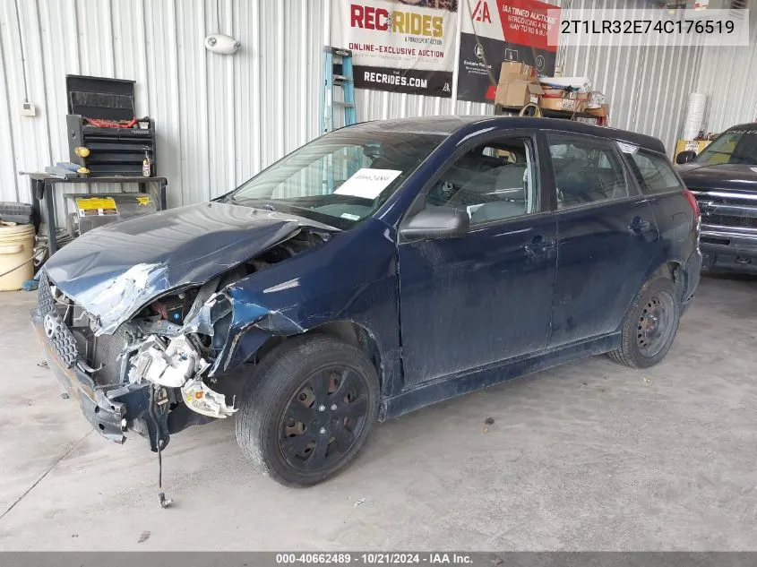 2004 Toyota Matrix Xr VIN: 2T1LR32E74C176519 Lot: 40662489