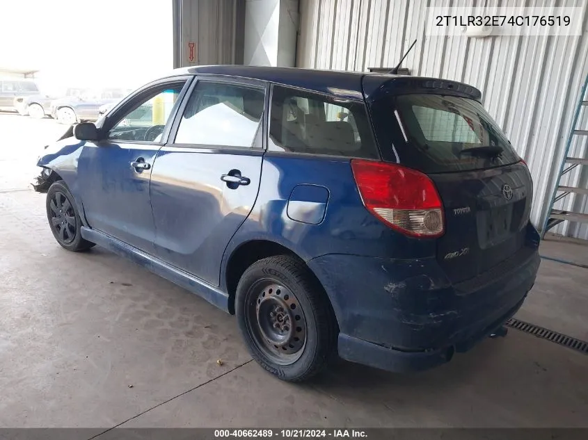 2T1LR32E74C176519 2004 Toyota Matrix Xr