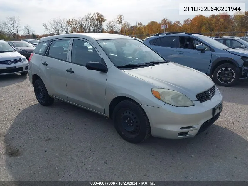 2004 Toyota Matrix Standard VIN: 2T1LR32E64C201944 Lot: 40677838