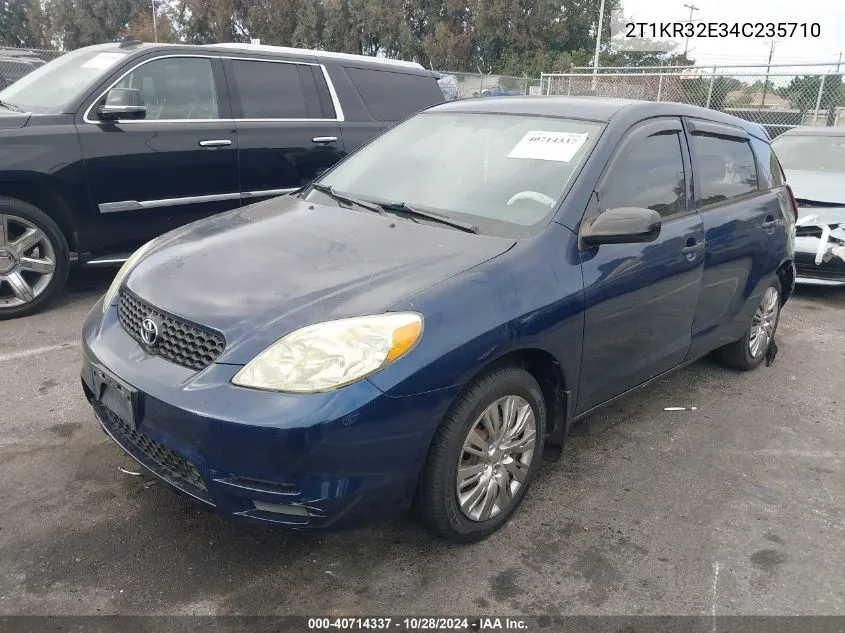 2T1KR32E34C235710 2004 Toyota Matrix Standard