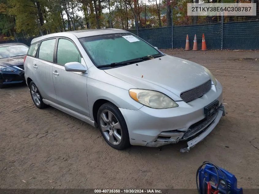 2004 Toyota Matrix Xrs VIN: 2T1KY38E64C308787 Lot: 40735350