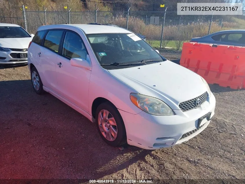 2T1KR32EX4C231167 2004 Toyota Matrix Xr