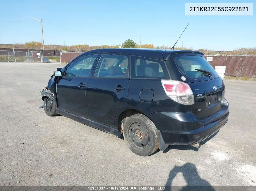 2T1KR32E55C922821 2005 Toyota Matrix Xr