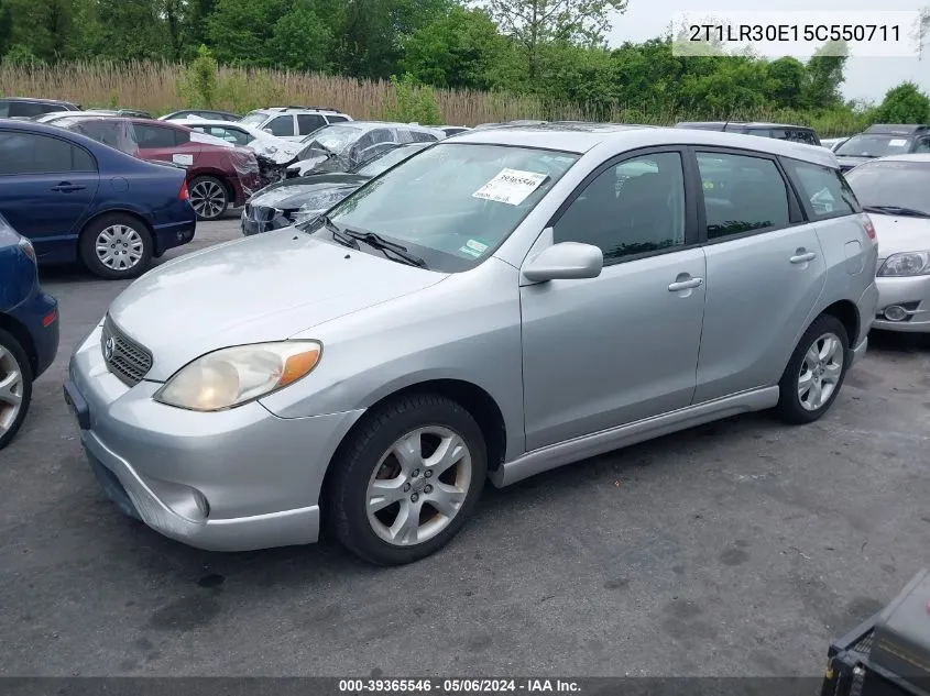 2005 Toyota Matrix Xr VIN: 2T1LR30E15C550711 Lot: 39365546