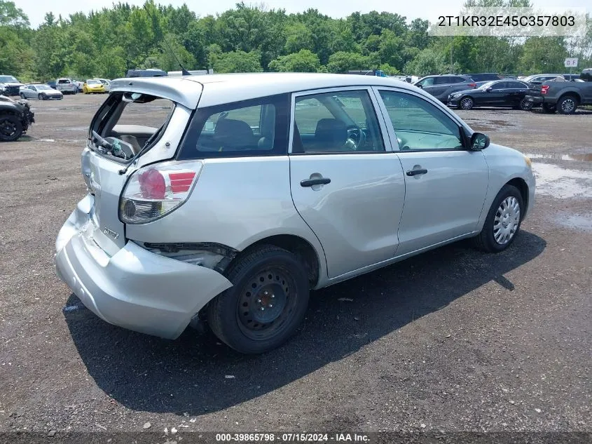 2T1KR32E45C357803 2005 Toyota Matrix